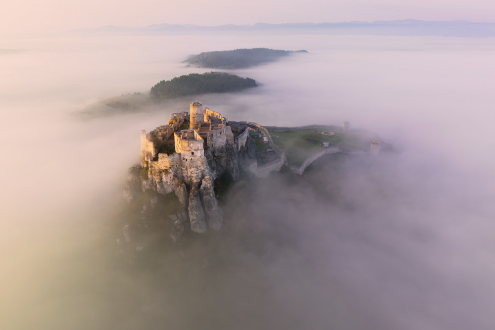 Spišský hrad so závojom