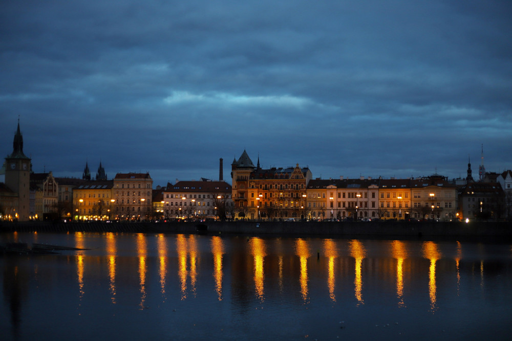 Praha podvečer