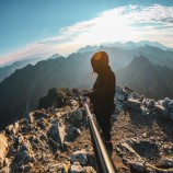 Pohľad na krásne Tatry z Kriváňa