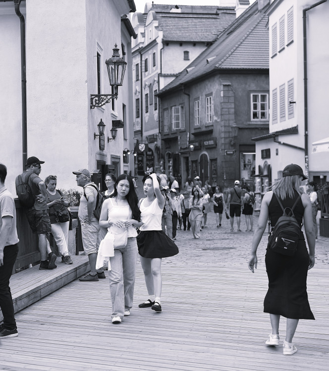 v uličkách
