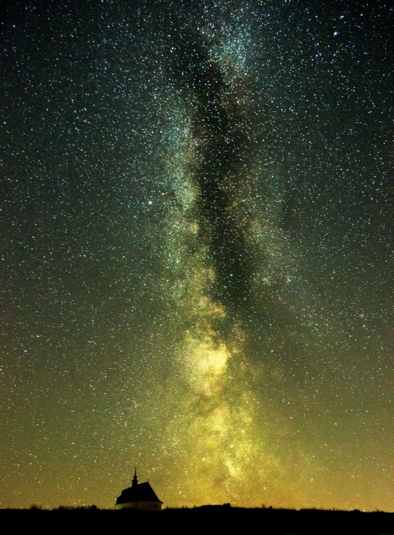 Mliečna cesta nad Spišom