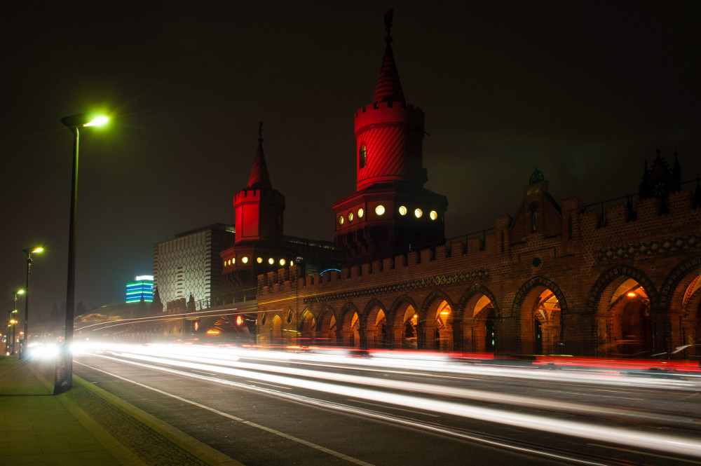 Oberbaumský most - symbol zjednotenia Berlína