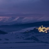 Západ slnka nad Spišským hradom