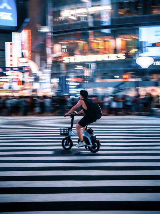 Nočná jazda mestom