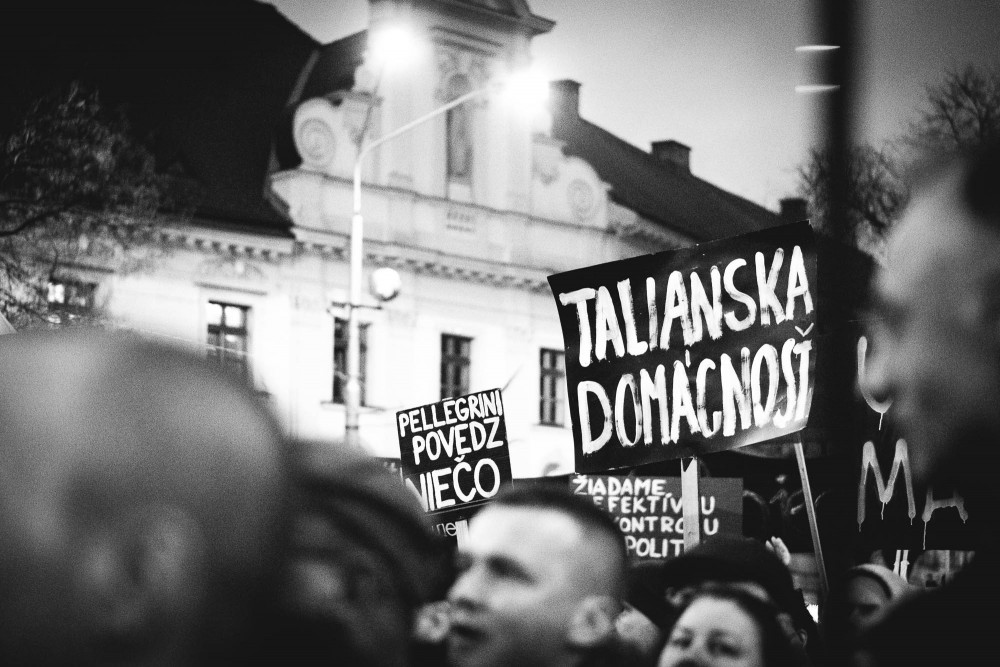 Protest Za slušné Slovensko 16.3.18 V.