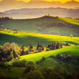 Západ slnka na Orave