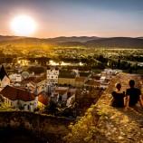 Trenčín - západ slnka