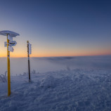 zapád v Poloninách