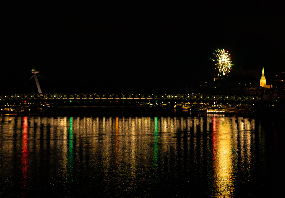 Ohňostroj na Dunaji