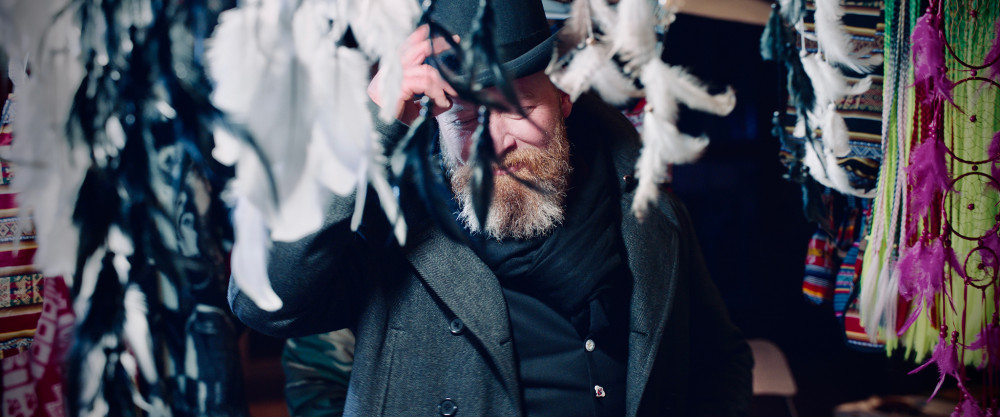 Man in Feathers