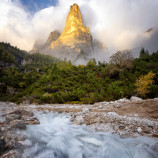 Večer pod horou Torre Trieste
