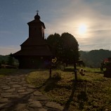 Mesiac a kostol a kríže