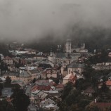 Banská Štiavnica v hmle