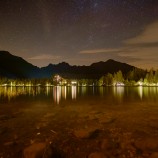 Nočné Štrbské pleso