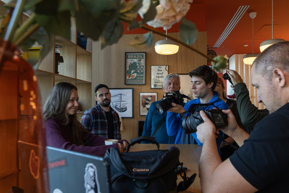 Behind the scenes z workshopu