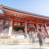 Rušný chrám Sensō-ji